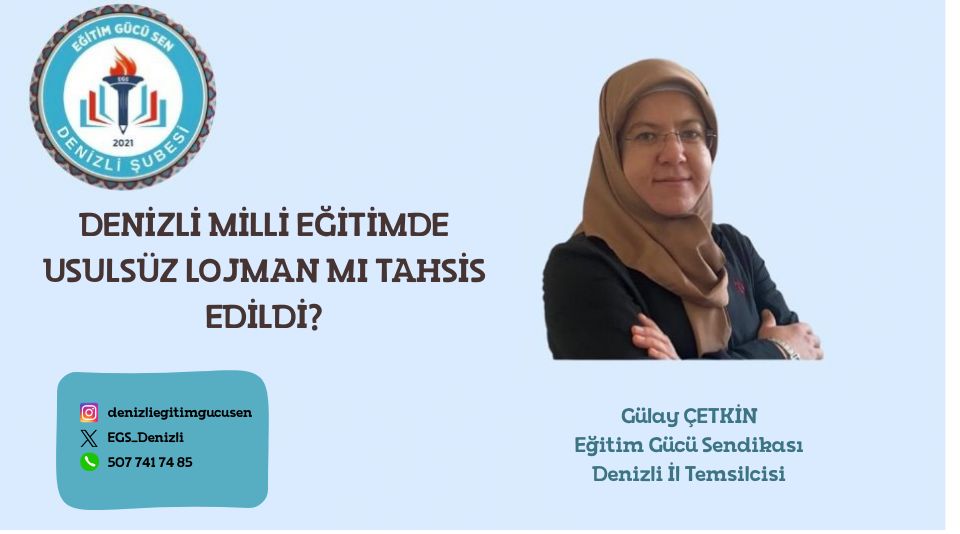 Denizli Milli Eğitimde Usulsüz Lojman Mı Tahsis Edildi?