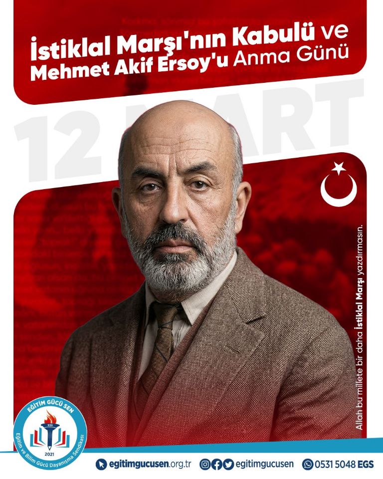 12 Mart; Bir Milletin Bağımsızlık İradesinin Mısralara Dönüştüğü Gündür.