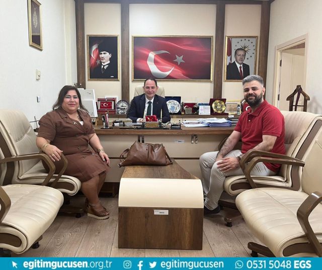 Adapazarı İlçe Milli Eğitim Müdürü Sayın Engin Kahraman’a Ziyaretimiz