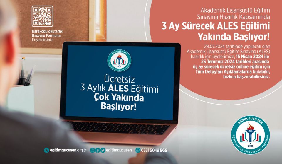 Akademik Lisansüstü Eğitim Sınavı’na  (ALES) Hazırlık Kursu