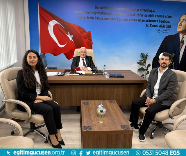 Arifiye İlçe Milli Eğitim Müdürü Sayın Ali Dere’ye Ziyaretimiz