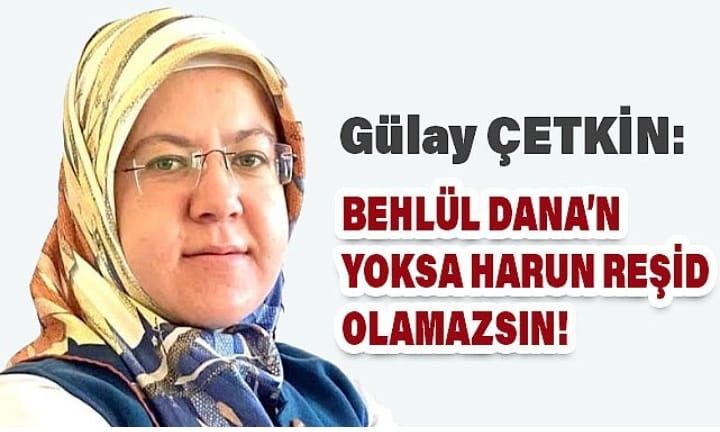 Behlül Dana’n Yoksa Harun Reşid Olamazsın! Behlül Dana’n Yoksa Harun Reşid Olamazsın!