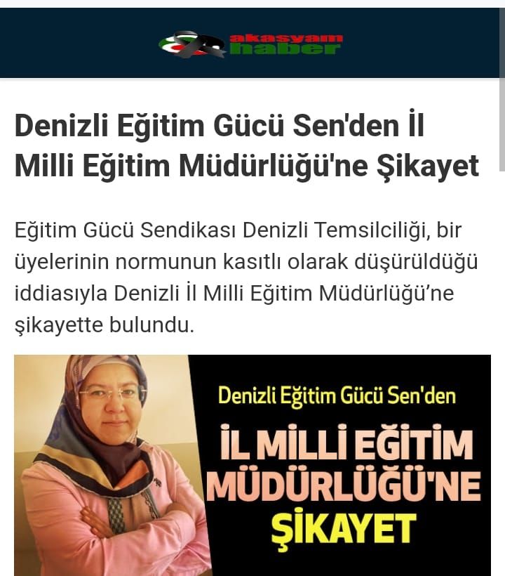 Denizli Eğitim Gücü Sen Şikayet Etti Denizli Eğitim Gücü Sen Şikayet Etti