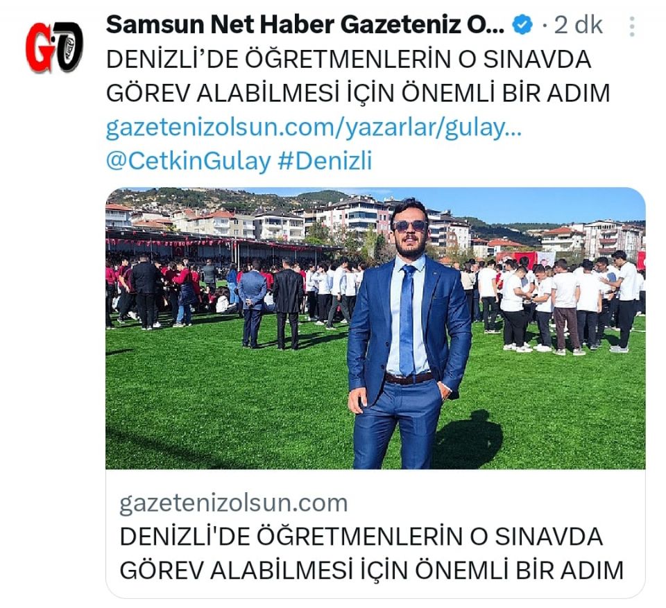 Denizli’de Öğretmenlerin O Sınavda Görev Alabilmesi İçin Önemli Bir Adım Denizli’de Öğretmenlerin O Sınavda Görev Alabilmesi İçin Önemli Bir Adım