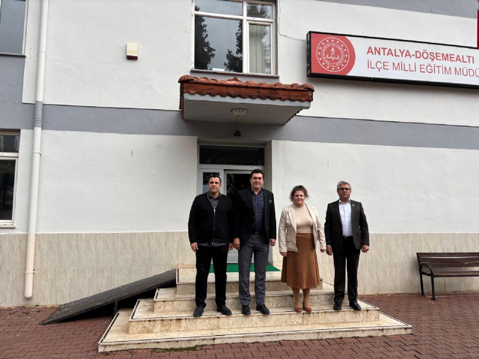 Eğitim Gücü Sen’den Döşemealtı İlçe Milli Eğitim Müdürlüğü’ne Ziyaret
