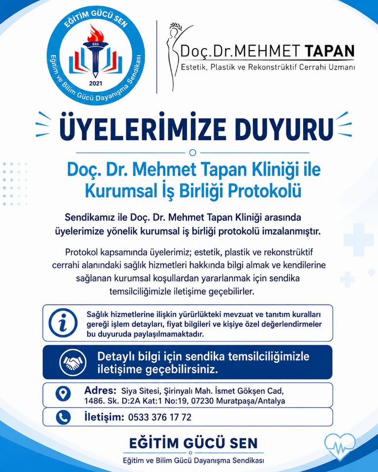 Eğitim Gücü Sen’den Üyelerine Yönelik Yeni Kurumsal İş Birliği
