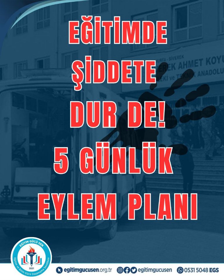 Eğitimde Şiddete Dur De!