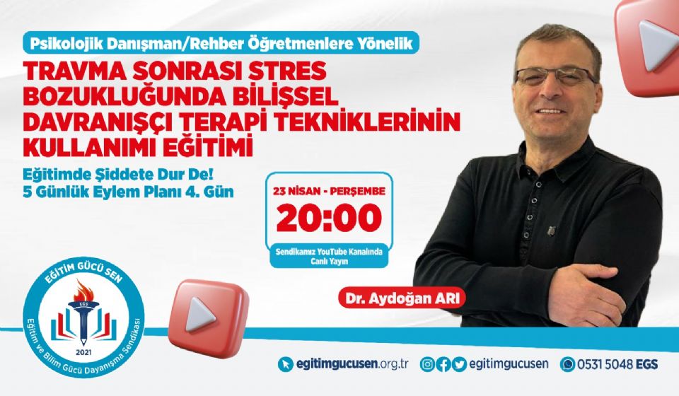 Eylem Planımızın 3. Gününde: TSSB’de BDT Tekniklerinin Kullanımı Eğitimi