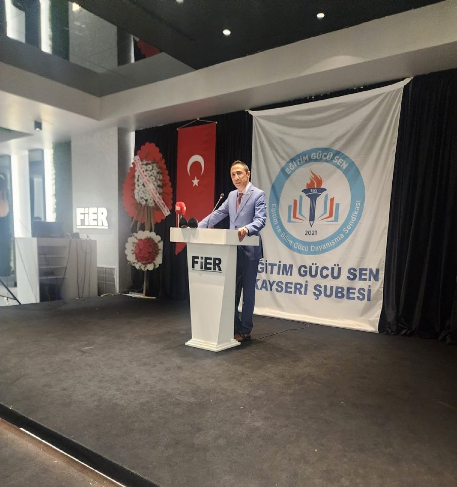 Genel Başkanımız Oğuz Özat Kayseri Şubemizin Birinci Olağan Genel Kuruluna Katıldı