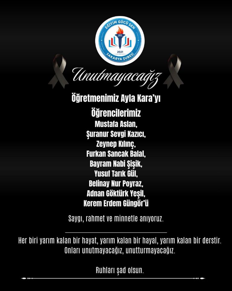 Onları Unutmayacağız, Unutturmayacağız.