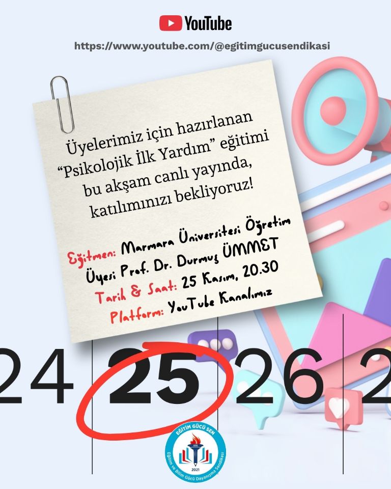 Psikolojik İlk Yardım Eğitimi