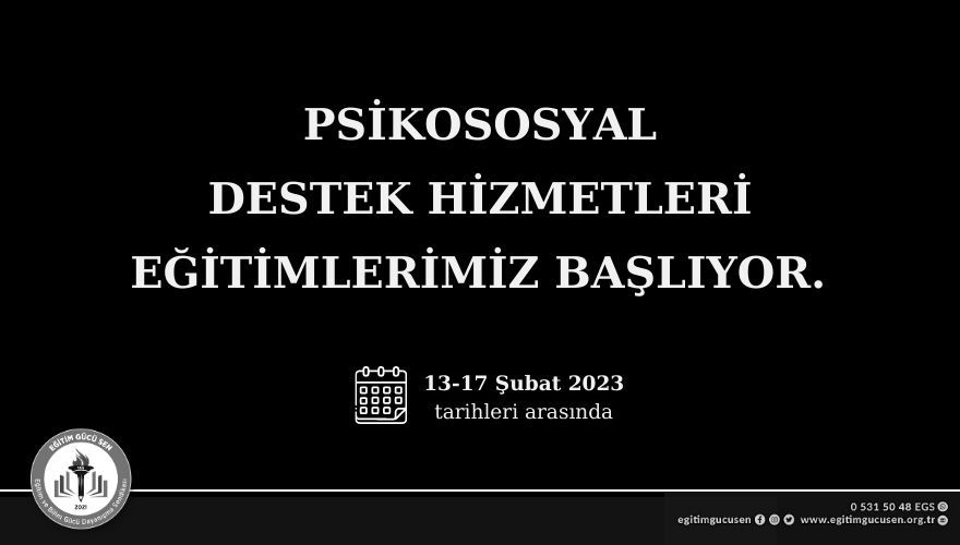 Psikososyal Destek Hizmetleri Eğitimi