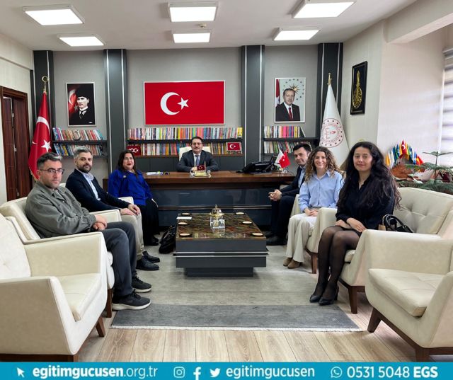 Yönetim Kurulumuz, İl Milli Eğitim Müdürü Sayın Coşkun Bakırtaş'ı Ziyaret Etti.