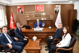 Genel Başkan Yardımcımız Resul PARTİCİ, Gümüşhane İl Millî Eğitim Müdürü Sayın Şener Doğan’ı Makamında Ziyaret Etti.