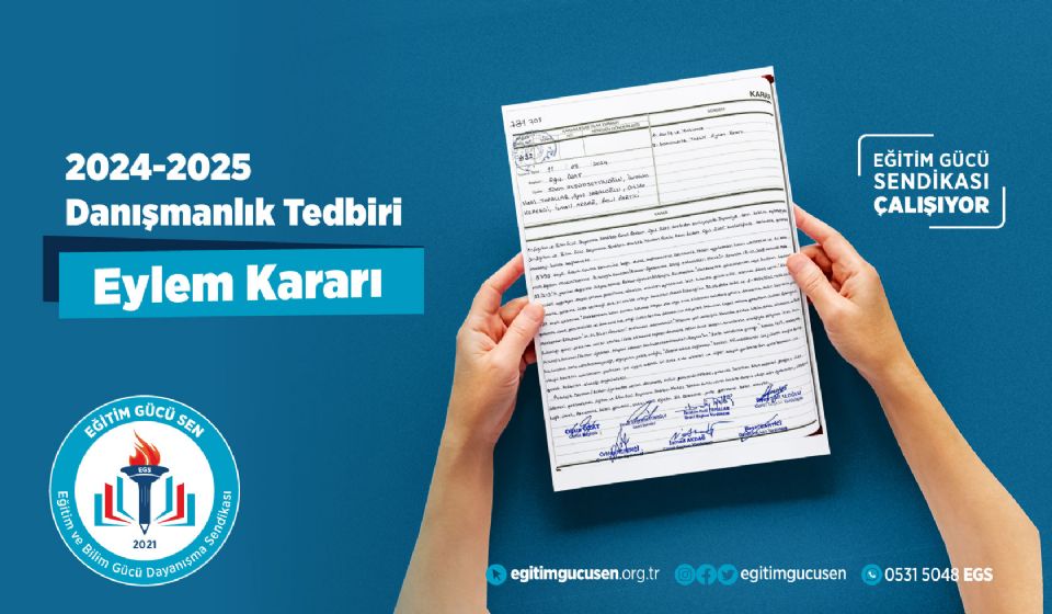 2024-2025 Danışmanlık Tedbiri Eylem Kararı