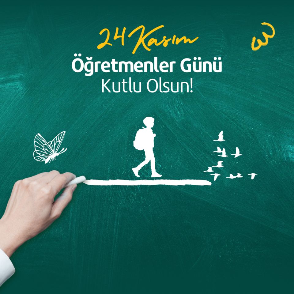 24 Kasım Öğretmenler Günü Kutlu Olsun!