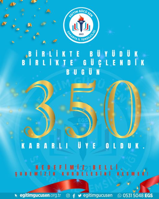 350. Üyemize Ulaştık!