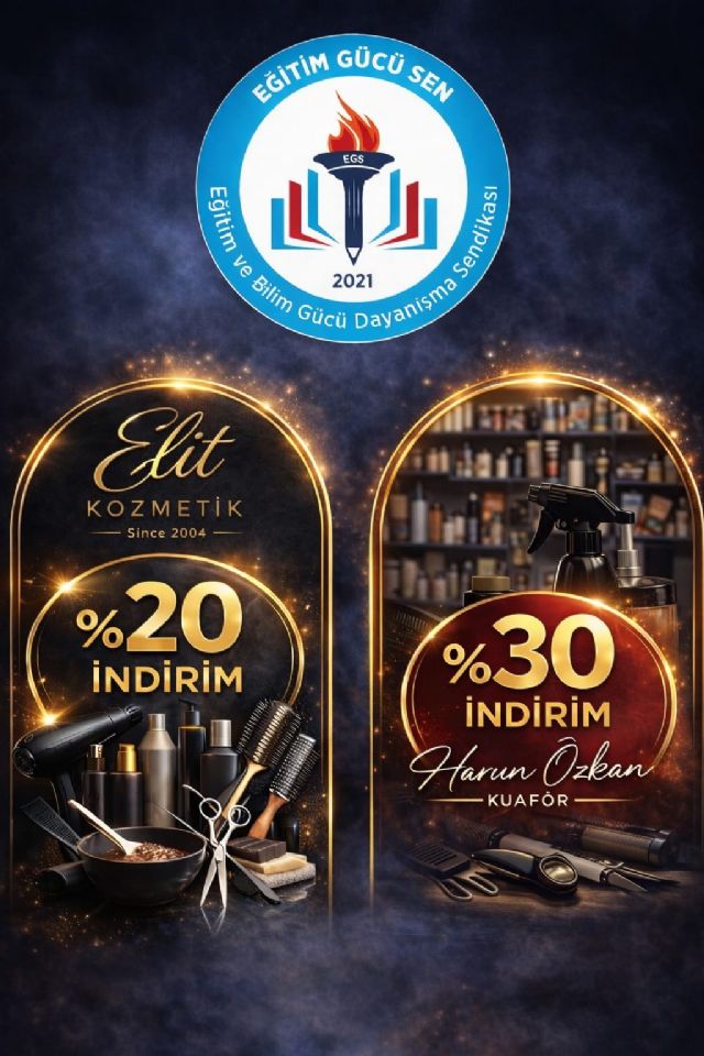 Eğitim Gücü Sen Antalya Şubesi Üyelerine Özel İndirim Protokolleri