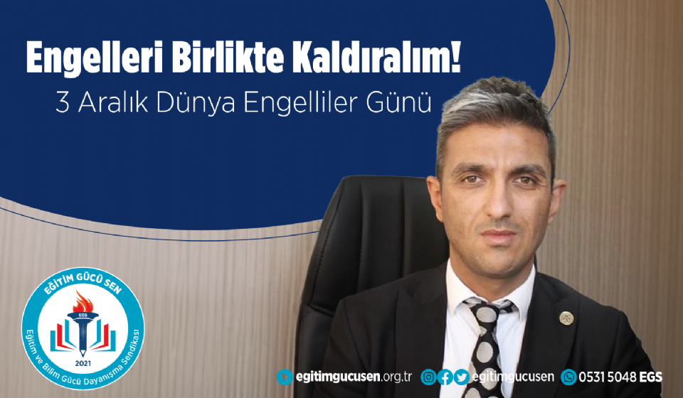 Engelleri Hep Birlikte Kaldıralım!