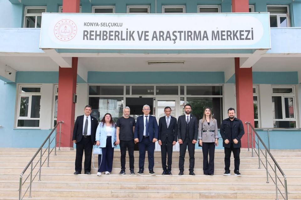 Genel Başkanımız Oğuz ÖZAT ve Yönetim Kurulumuz Konya’da Okul ve Kurumları Ziyaret Etti