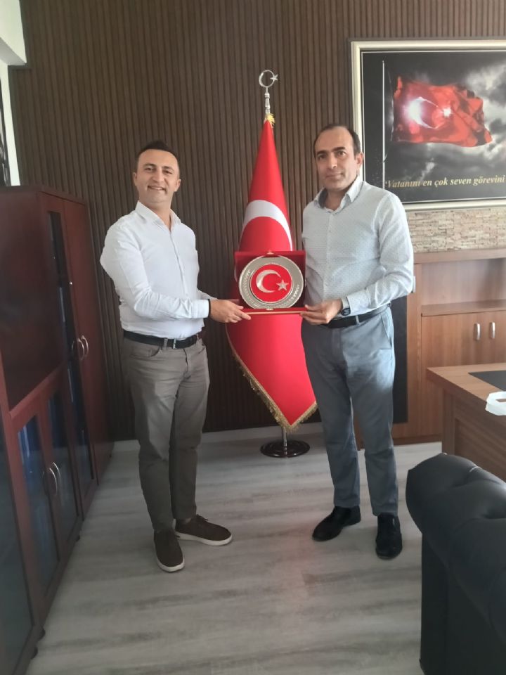 Honaz İlçe Milli Eğitim Müdürü Sayın Numan Turan'ı Ziyaret Ettik