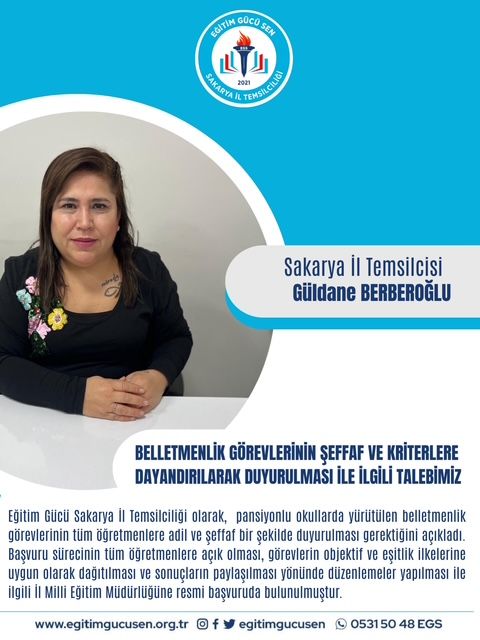 Pansiyonlu Okullarda Belletmenlik Görevleri İçin Şeffaflık Talebi