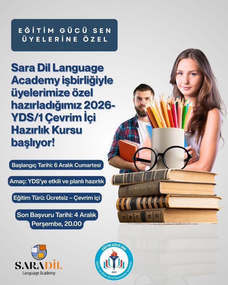 Üyelerimize Özel Ücretsiz Online Yds Hazırlık Kursu