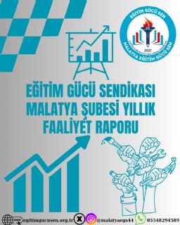 2024-2025 Eğitim Öğretim Dönemi Eğitim Gücü Sendikası Malatya Şubesi Yıllık Faaliyet Raporu.