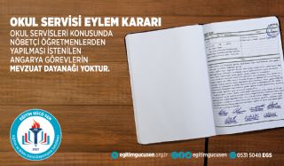 2024-2025 Eğitim Öğretim Yılı Okul Servisi Eylem Kararı