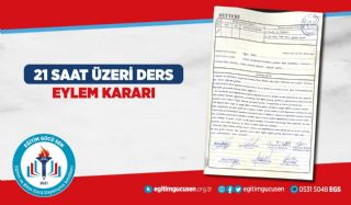 2026-2027 21 Saat Üzeri Ders Eylem Kararı