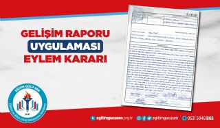 2026-2027 Gelişim Raporu Uygulaması Eylem Kararı