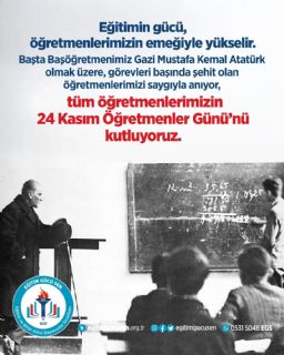 24 Kasım Öğretmenler Günü