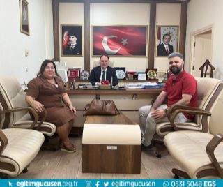 Adapazarı İlçe Milli Eğitim Müdürü Sayın Engin Kahraman’a Ziyaretimiz
