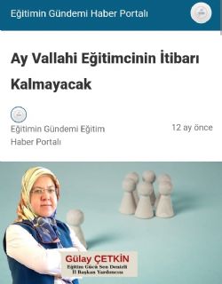 Ay Vallahi Eğitimcinin İtibarı Kalmayacak😊
