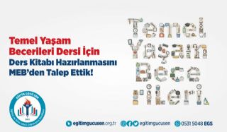 Basın Açıklamaları Duyurular Talepler Sendika Haberleri Basında Biz Kurumsal Anlaşmalar Bölgesel Anlaşmalar Temel Yaşam Becerileri Dersi İçin Ders Kitabı Hazırlanmasını Meb’den Talep Ettik!