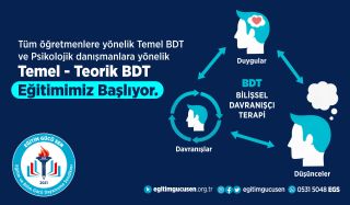 Bilişsel Davranışçı Terapi (BDT) Eğitimimiz Başlıyor!