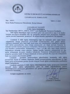 Çanakkale'de Banka Promosyon Ödemeleri Güncellenmeli: Eğitim Çalışanlarının Talebi Görmezden Gelinemez