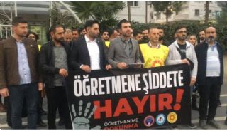 Cizre'de Öğretmene Yönelik Yapılan Şiddete Karşı Basın Açıklaması Yaptık