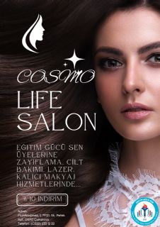 Cosmo Life Güzellik Salonu İle Üyelerimize Özel İndirim Protokolü İmzaladık