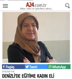 Denizli’de Eğitime Kadın Eli