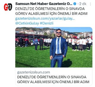 Denizli’de Öğretmenlerin O Sınavda Görev Alabilmesi İçin Önemli Bir Adım