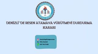 Denizli'de Resen Atamaya Yürütmeyi Durdurma Kararı