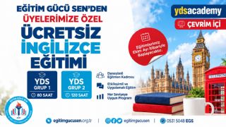 Eğitim Gücü Sen’den Üyelerimize Özel Ücretsiz Yds  İngilizce Eğitimi