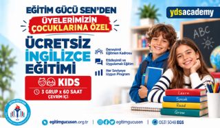 Eğitim Gücü Sen’den Üyelerimizin Çocuklarına Özel Ücretsiz İngilizce Eğitimi