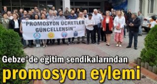 Eğitim Sendikalarından Promosyon Eylemi