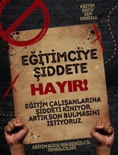 Eğitimciye Şiddete Hayır!