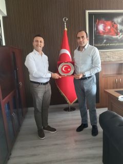 Honaz İlçe Milli Eğitim Müdürü Sayın Numan Turan'ı Ziyaret Ettik