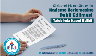 Kamu Çalışanlarının Emeği Taçlandırıldı: 8 Yıla 1 Kademe Kazanımı!