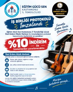 Müzik Eğitimlerine %10 İndirim!