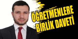 Öğretmenlere Birlik Daveti